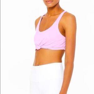 Alo Knot Bra in Ultra Violet 👾